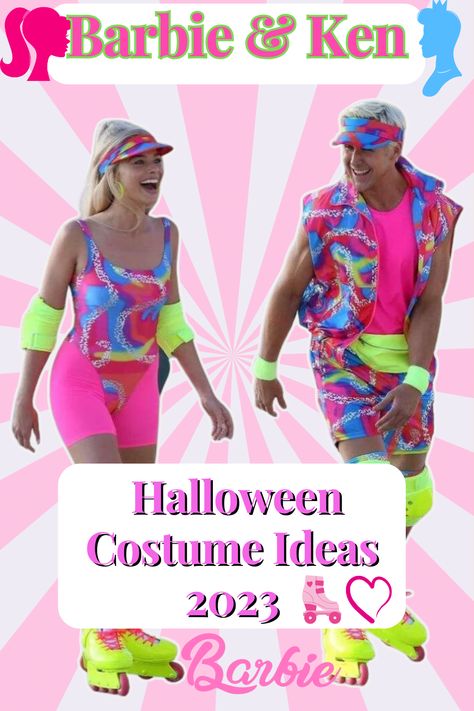 Step into the Spotlight: Transform into the Iconic Barbie and Ken with the Ultimate Halloween Costumes Available on Amazon find! #barbie #barbieandken #halloweencostume #couplegoals #costumeforcouple #barbielover *contains affiliate link Ken Costume Halloween, Zombie Barbie And Ken Costume, Ken Ans Barbie Halloween Costume, Barbie Styling Head Halloween Diy, Barbie And Ken Halloween, Costume Ideas 2023, Different Barbie’s Halloween Costume, Ken Costume, Zombie Barbie