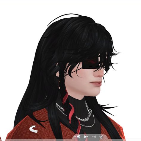 血雨 | CRIMSON RAIN HAIR | Patreon Tgcf Sims 4 Cc, Ts4 Hair, Widow's Peak, Hua Cheng, Anime Gifs, Sims 1, Cc Sims, Ts4 Cc, Cc Finds