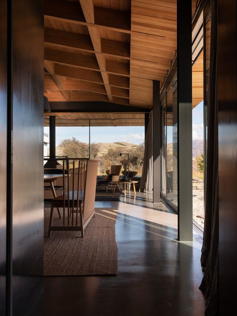 Matagouri by Fearon Hay Architects - Issue 12 Feature - The Local Project - The Local Project Wallpapers Travel, New Zealand Architecture, Traveling Aesthetic, New Zealand Houses, Timber Structure, Visual Board, Luxury Cabin, The Local Project, Rooftop Garden