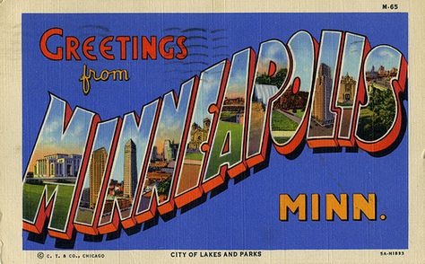 Big Letters, Chicago City, Postcard Collection, Minneapolis Minnesota, Large Letters, Photo Puzzle, Wonderful Images, Picture Library, Fridge Magnet