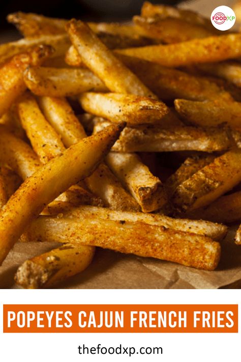 Popeyes Fries Recipe, Popeyes Cajun Fries Recipe, Popeyes French Fries Recipe, Popeyes Fries, Cajun Fries Recipe, Popeyes Food, Fry Seasoning, French Fries At Home, French Fry Seasoning