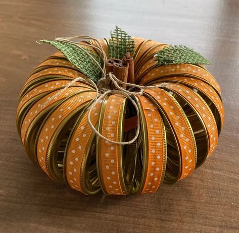 Handmade Mason Jar Lid Pumpkin Fall Decor Canning Ring Pumpkin Fall Craft Thanksgiving Ribbon Pumpkins Diy Pumpkin Mason Jar Band Decoration - Etsy Canning Ring Pumpkin, Mason Jar Lid Pumpkin, Craft Thanksgiving, Pumpkins Diy, Mason Jar Lid, Pumpkin Fall Decor, Mason Jar Lids, Diy Pumpkin, Fall Craft