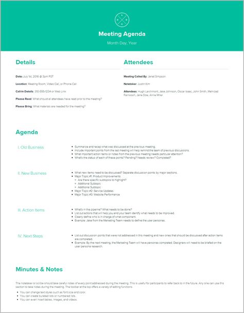 How To: Create a Meeting Agenda Conference Agenda, Agenda Design, Meeting Notes Template, Effective Meetings, Strategy Meeting, Meeting Agenda Template, Agenda Organization, Meeting Agenda, Staff Meetings