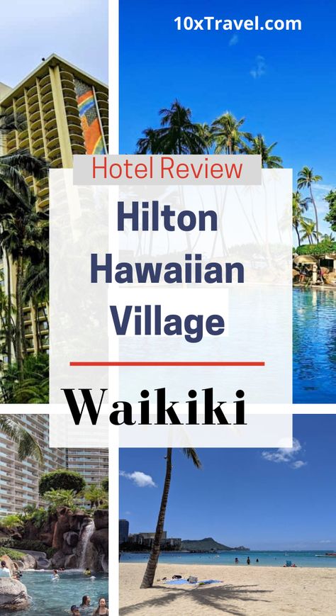 Enjoying what Hilton Hawaiian Village hotel had to offer on Waikiki. Read more of our family travels in Hawaii on the blog, and how we travel with Hilton Honors Diamond Benefits #hawaii #familyvacationhawaii #hiltonhonors #hotelreview #waikiki #10xTravel Tropical Vacation Destinations, Hilton Hawaiian Village Waikiki, American Travel Destinations, Waikiki Hotels, Hilton Hawaiian Village, Hawaiian Travel, Village Hotel, Waikiki Hawaii, Hawaii Hotels