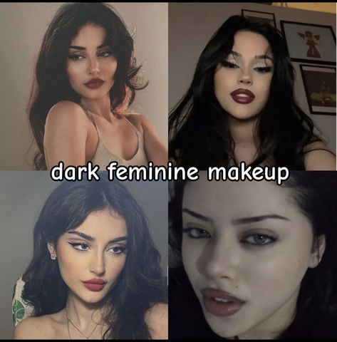 Makeup Types Names, Different Makeup Styles Names, Types Of Makeup Styles, Dark Feminine Makeup, Types Of Makeup Looks, A Good Skincare Routine, Good Skincare Routine, Best Haircuts For Women, Feminine Makeup