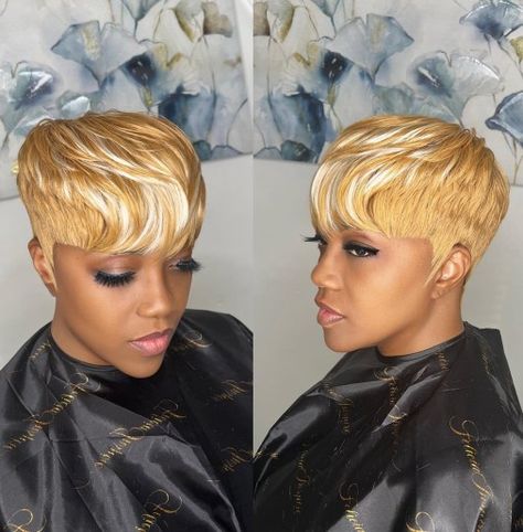 Choppy Quick Weave Pixie 27 Piece Quick Weave Hairstyles, Short Quick Weave Styles, 27 Piece Quick Weave, Short Quick Weave Hairstyles, Short Quick Weave, Quick Weave Styles, Beyonce Hair, Large Curls, Weave Styles