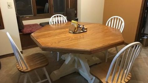 Table Construction, Leaf Tables, Butterfly Leaf Table, Sand Projects, Build A Table, Octagon Table, Family Dining Rooms, Dining Room Style, Family Dining