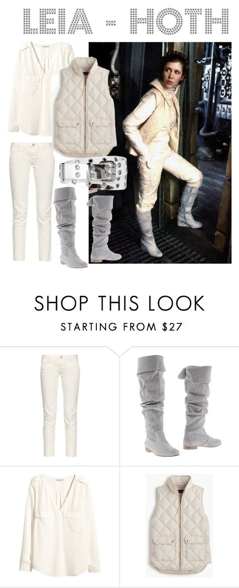 Leia-Hoth || Leia Organa Solo by star-wars-forever on Polyvore featuring H&M, J.Crew, Earnest Sewn, Relic, Jadebounds and LeiaOrganaSolo                                                                                                                                                                                 More Star Wars Outfit, Disfraz Star Wars, Princess Leia Costume, Leia Costume, Leia Star Wars, Costumes Couples, Star Wars Princess, Star Wars Fashion, Star Wars Halloween