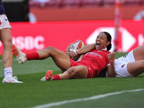 Canada rugby 7s women finish fourth in Madrid while men are relegated from HSBC SVNS Rugby 7s, The Loser, Rugby Sevens, Womens Rugby, French Women, Rugby, Hockey, Madrid, Spain