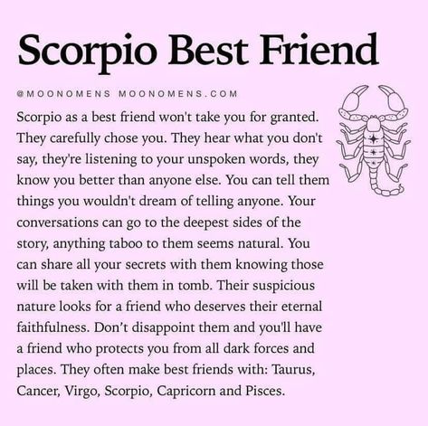 Scorpio Best Friend, Aries Best Friend, Zodiac Mind Scorpio, Devil Quotes, Scorpio Personality, My Moon Sign, Zodiac Quotes Scorpio, Relationship Astrology, Free Printable Quotes