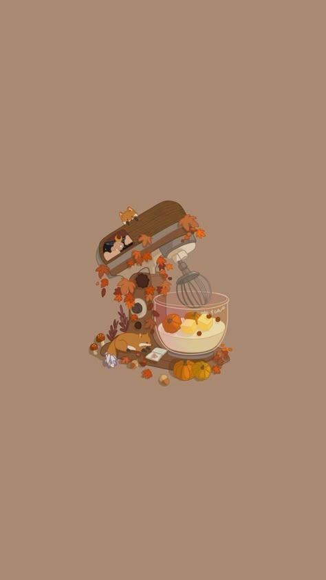 Autumn Cartoon Wallpaper, Kawaii Autumn Wallpaper, Autumn Phone Wallpaper, Helloween Wallpaper, Thanksgiving Wallpaper, Cute Fall Wallpaper, Isometric Art, Halloween Wallpaper Iphone, Kawaii Wallpaper