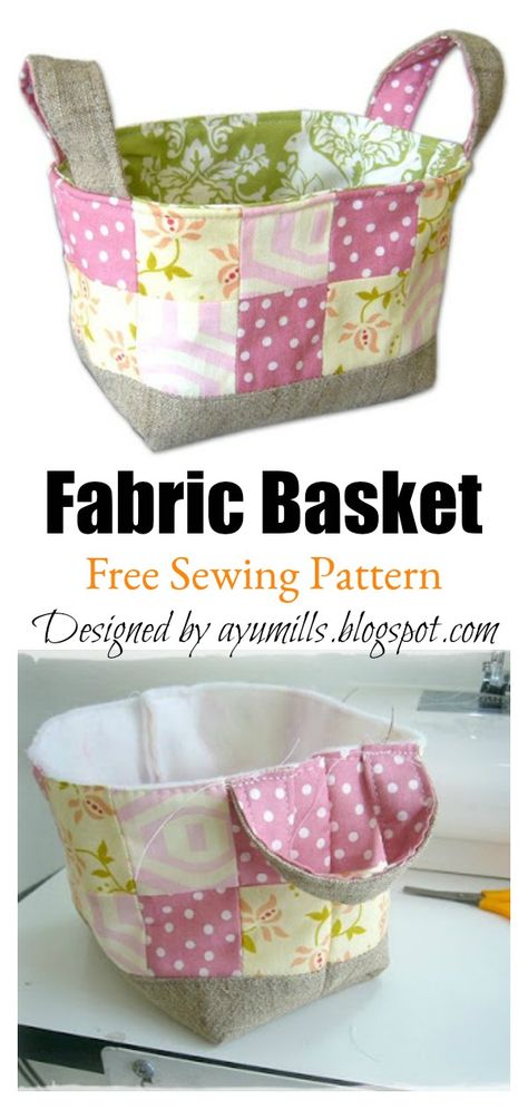 Gift Tutorial, Lidia Crochet Tricot, Fabric Basket Tutorial, Basket Tutorial, Fabric Basket, Sew Ins, Trendy Sewing, Fabric Boxes, Sewing Baskets