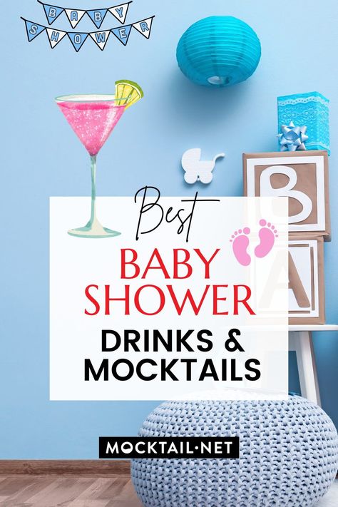 Mocktail Baby Shower Ideas, Drinks For Baby Shower Ideas, Baby Shower Drinks Non Alcoholic, Mocktails Baby Shower Ideas, Baby Shower Mocktails Non Alcoholic, Drinks For Baby Shower Boy, Baby Shower Cocktail Ideas, Baby Shower Alcoholic Drinks, Baby Shower Cocktail Names