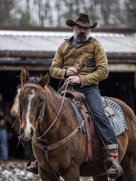 Photograph by Cory Piehowicz courtesy of WH Ranch Dungarees. The Rake, Trim Design, Cowboy Up, Vintage Workwear, Cowboy Style, Men Fashion Casual Outfits, Country Western, Hair And Beard Styles, Mens Casual Outfits