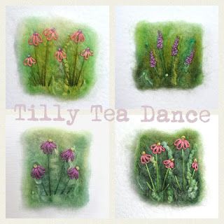 Felting Pictures, Felted Pictures, Felted Flowers, French Knot Embroidery, Wool Felt Projects, Felt Pictures, Hand Embroidered Flowers, Needlepoint Stitches, Wool Felting