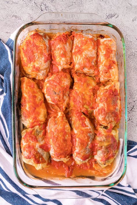 Polish Stuffed Cabbage Rolls, Perfect Rice Recipe, Cabbage Rolls Polish, Stuffed Cabbage Recipe, Polish Stuffed Cabbage, Ground Beef Ideas, Porcupine Meatballs, Beef Ideas, Stuffed Cabbage Rolls