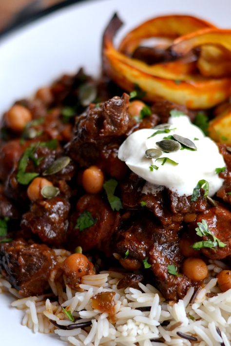 Beef Shin Recipes, Hotpot Recipe, Roast Squash, Beef Shin, Sous Vide Vegetables, How To Cook Chorizo, Chorizo Recipes, Great British Chefs, Slow Cooked Beef