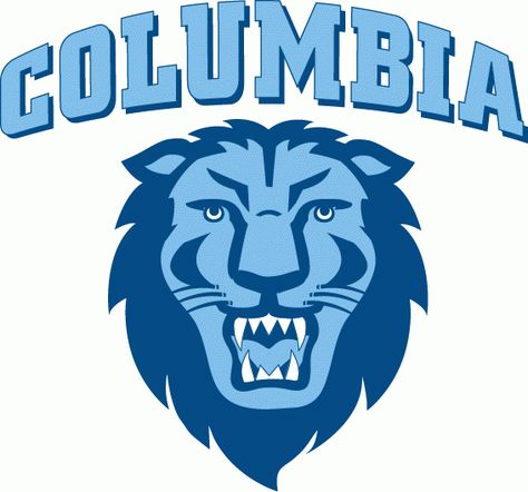 Columbia Lions Women's Swimming, Lions Football, Lion Logo, University Logo, College Logo, Columbia University, Columbia Blue, College Basketball, Man Swimming