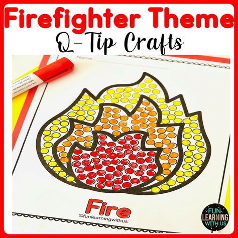 Fun Fire Safety Activities, Fire Safety Water Table, Fire Station Activities For Preschool, Fire Prevention Preschool Activities, Water Safety Preschool Crafts, Fire And Safety Preschool, Fire Prevention Preschool Crafts, Fire Safety Art Projects, Fire Station Crafts Preschool