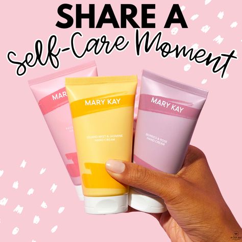 These hand creams are PERFECT for having a self-care moment on the go AND sharing one with friends! Their uplifting scents and portable size make them the perfect gift. Put a little spring into your day with each “spa moment”! Share your self-care moment with us! What's your favorite Mary Kay product to unwind with? #MaryKayWithCatharine #skincare #makeup https://www.marykay.ca/Catharinesshop Mary Kay Spring, Rose Island, Mary Kay Consultant, Mary Kay Business, Hand Creams, Pedicure Set, Spring Forward, Makeup Style, Skincare Makeup