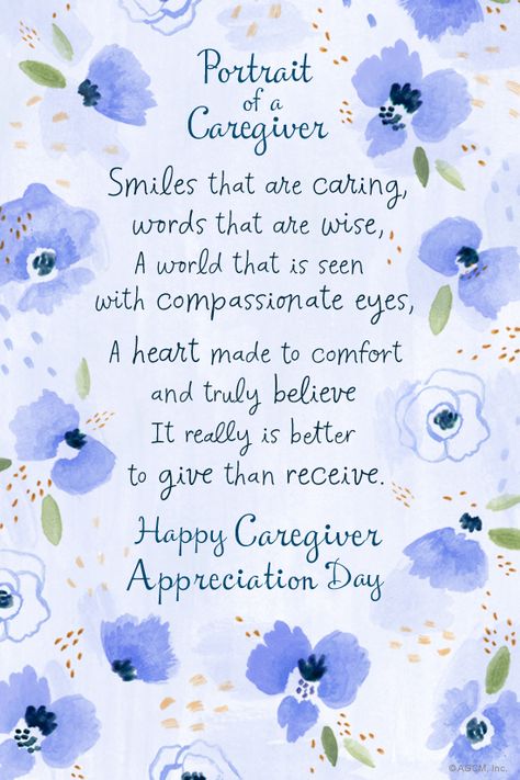 "Caregiver Apprec. Day 11/13" | Holidays eCard | Blue Mountain eCards Caregiver Appreciation, Caregiver Quotes, Thank You Nurses, Caregiver Resources, Thank You Messages, Uppercase And Lowercase Letters, Blue Mountain, Caregiver, Earth Day