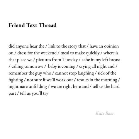 Kate Baer, Hard Part, Can't Stop Laughing, Wise Words, Poetry, Magazine, On Instagram, Instagram