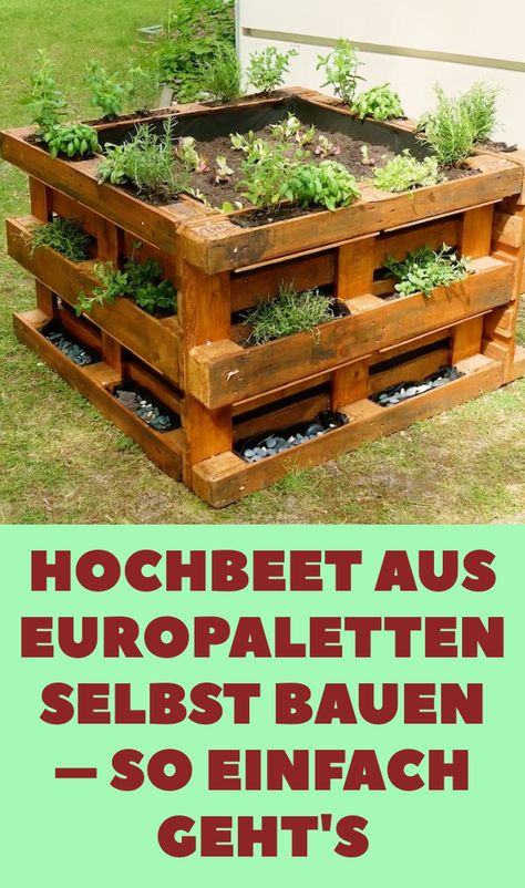 Gemüse anbauen im Hochbeet: So baust du dir dein eigenes Beet aus Holzpaletten. Hochbeet aus Europaletten selbst bauen – so einfach geht's. Hochbeet aus Paletten: Perfekt für deinen Gemüse-Anbau. Hochbeet aus Euro-Paletten: Mit dieser simplen Anleitung machst du deinen Traum deines eigenen Gemüse-Anbaus wahr. Cheap Woodworking Projects, Diy Resin Lamp, Keyhole Garden, Farmhouse Table Plans, Bbq Grill Design, Wooden Toys Plans, Diy Patio Furniture Cheap, Woodworking Ideas Table, Grill Design