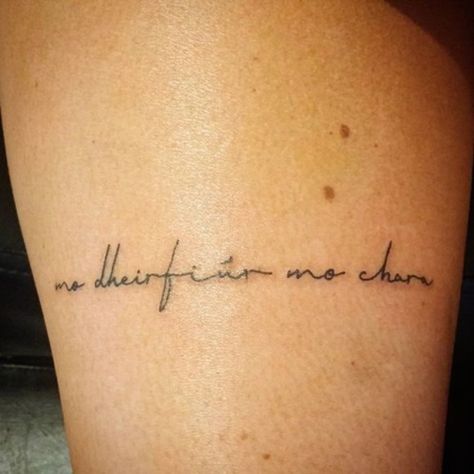 Irish Tattoos For Women Quotes, Ireland Travel Tattoo, Irish Language Tattoo, Irish Couple Tattoos, Irish Fine Line Tattoo, Irish Quotes Tattoos, Irish Symbol Tattoos, Celtic Tattoo For Women Irish, Irish Flower Tattoo