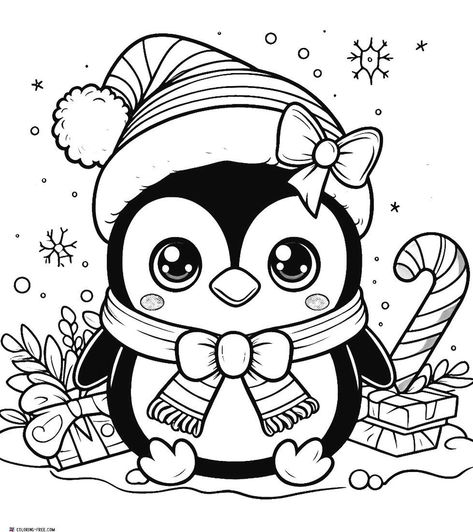 18 Penguin Coloring Pages (Free Unique Printables) Coloring Pages Activities, Christmas Colouring, Free Christmas Coloring Pages, Penguin Coloring Pages, Penguin Coloring, Fantastic Fox, Coloring Sheets For Kids, Animal Coloring, Christmas Coloring