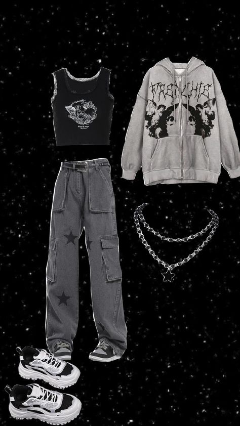 #grunge #outfit Simple Grunge Outfits, Grunge Outfits Aesthetic, Grunge Outfit, Style Goals, Girls Crop Tops, Trendy Outfits For Teens, Matching Top, Senior Year, Grunge Outfits