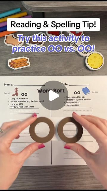 Jessica Farmer on Instagram: "🤯 Did you know this? Let’s learn when OO spells the long sound vs. the short sound! Comment “Word Sorts” for the 🔗 to this growing resource. 🎉  I just added this page today and one for the two sounds of OW as well! 💙  Follow @farmerlovesphonics for more phonics tips & tricks!   Sources: 📖 Uncovering the Logic of English  📖 The ABC’s and All Their Tricks 📋 A Catalog of Spellings   Grab it now! 🤩🙌  #teachersofinstagram #teachersoftiktok #scienceofreading #structuredliteracy #phonics #phonemicawareness #foundationalskills #iteachfirst #prek #kindergarten #firstgrade #secondgrade #untileverychildcanread #ela #spelling #spellingtips #vowels #phonemes" Oo Sound, Oo Words, Logic Of English, Phonics Sounds, Sound Words, Word Sorts, Foundational Skills, Short Vowels, The Abc