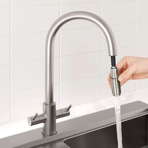 Freezing Cold, Kitchen Mixer Taps, Brass Fixtures, Kitchen Mixer, Kitchen Taps, Wash Your Hands, Modern Round, Mixer Taps, Technical Drawing