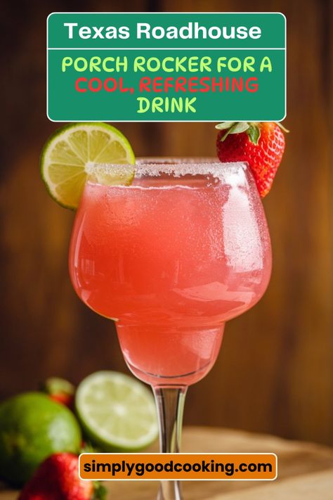 Enjoy the refreshing taste of Texas Roadhouse’s Porch Rocker at home with this easy copycat recipe! A perfect blend of beer and lemonade, this drink is ideal for hot summer days or relaxed gatherings. Try it today! #PorchRocker #TexasRoadhouseCopycat #SummerDrinks #RefreshingCocktails #EasyRecipes #BeerCocktails #LemonadeMix #PartyDrinks #HomemadeCocktails #ChillVibes Porch Rocker Drink Texas Roadhouse, Porch Rocker Drink, Pappadeaux Recipe, Longhorn Steakhouse Recipes, Steakhouse Recipes, Christmas Party Drinks, Copy Cats, Smoothie King, Porch Rocker