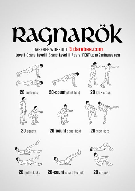 Perefect timing to finid this Ragnarok Workout right after the new Thor Ragnarok teaser trailer is released. Darebee Workout, Viking Workout, Workouts For Beginners, Superhero Workout, Trening Sztuk Walki, Muscle Abdominal, Calisthenics Workout, Martial Arts Workout, Weight Workout