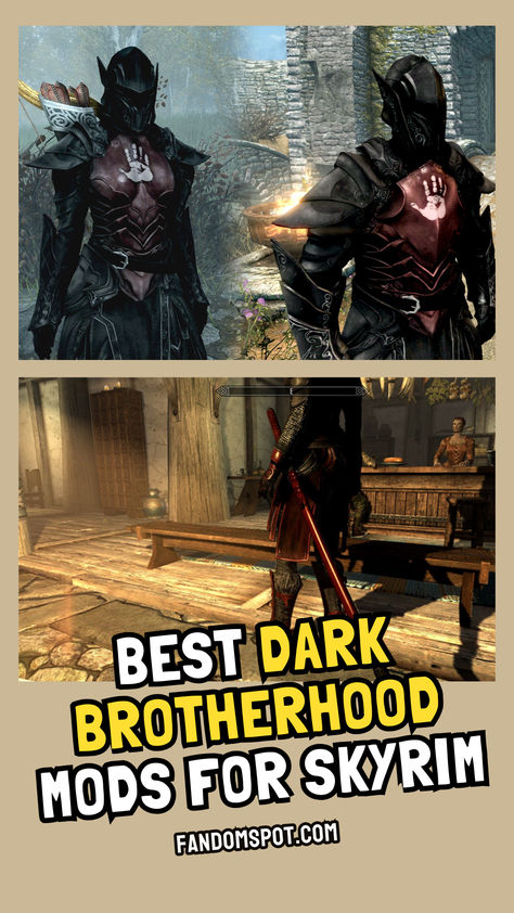 Skyrim Dark Brotherhood, Skyrim Armor Mods, The Dark Brotherhood, Skyrim Nexus Mods, Skyrim Special Edition Mods, Skyrim Gameplay, Dark Brotherhood, Skyrim Mods, Aesthetic Design