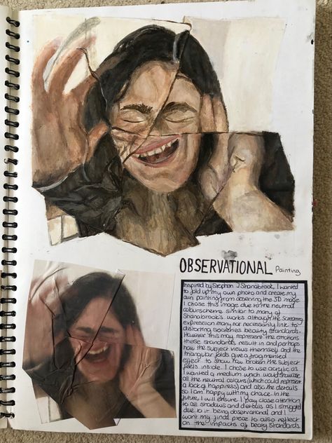 Gcse Art Emotions Sketchbook, Gsce Art Ideas, Identity Art Gcse, Fragments Art, Photography Topics, Igcse Art, Art Alevel, Gcse Art Sketchbook, Social Media Art