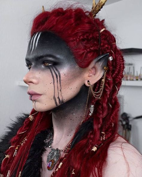 Spiral Direct (@spiraldirect) • Instagram photos and videos Pagan Makeup, Viking Makeup, Fae Aesthetic, Viking Warrior Woman, Elf Cosplay, Medieval Festival, Viking Dress, Special Makeup, Face Paint Makeup