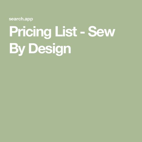 Pricing List - Sew By Design Pricing List, Wedding Dress Alterations, Dress Alterations, Altering Clothes, Price List, Repair, Sewing, Let It Be, Home Decor