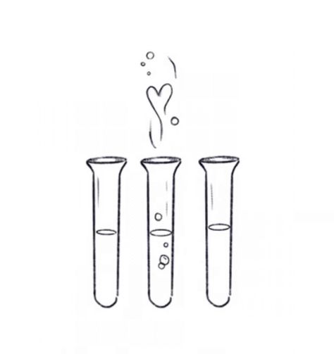 scientist tattoo idea (from @o.sunnysideup.o on tiktok) Minimalist Science Tattoo, Scientist Tattoo, Twice Tattoo, Science Tattoo, Black Cat Tattoos, Cute Doodles Drawings, Tattoo Idea, Cat Tattoo, Doodle Drawings