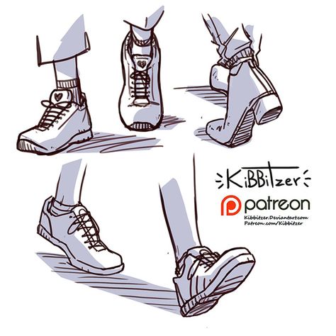 Shoes Poses Drawing, Kibbitzer Clothes Reference, Front View Shoes Drawing, Shoe Drawing Reference Front View, Dress Shoes Reference, Anime Shoes Reference, Shoes Art Reference, Shoes Ideas Drawing, Shoe Reference Drawing