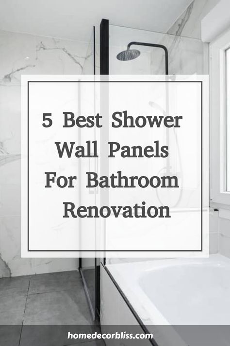 Revitalize your bathroom space with a brand-new look and ambiance. When planning your renovation, don't overlook the importance of choosing the perfect shower wall panels that align with your style and requirements. The market offers an array of options, making it challenging to decide which one is right for you... Shower Storage Ideas, Cultured Marble Shower Walls, Laminate Wall Panels, Acrylic Shower Walls, Marble Shower Walls, Shower Makeover, Waterproof Wall Panels, Bathroom Shower Panels, Bathroom Paneling