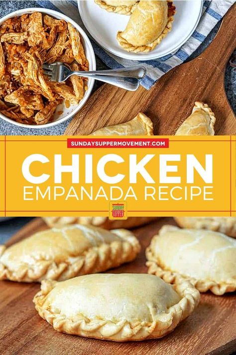 Chicken Filling For Empanadas, How To Make Chicken Empanadas, Chicken Cheese Empanadas, Mexican Chicken Empanadas Recipe, Air Fryer Chicken Empanadas, Authentic Chicken Empanadas Recipe, Chicken Hand Pies Recipes, Chicken Empanadas Recipe Puerto Rican, Chicken Empanadas Filling