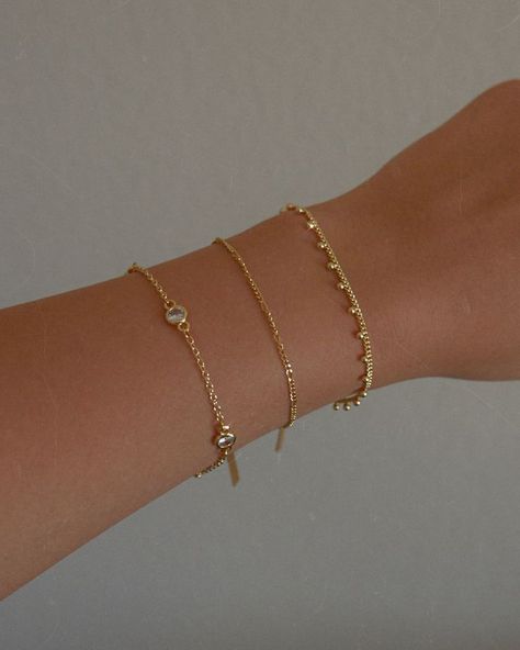 Gold Permanent Bracelet, Figaro Bracelet, Gold Bracelets Stacked, Dainty Gold Jewelry, Dainty Gold Bracelet, Permanent Jewelry, Luxe Jewelry, Figaro Chains, Figaro Chain