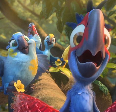 Rio 2 Movie, Blue Sky Movie, Still Life With Woodpecker, Parrot Cartoon, Rio Movie, Blue Sky Studios, Rio 2, Images Disney, Cartoon Birds