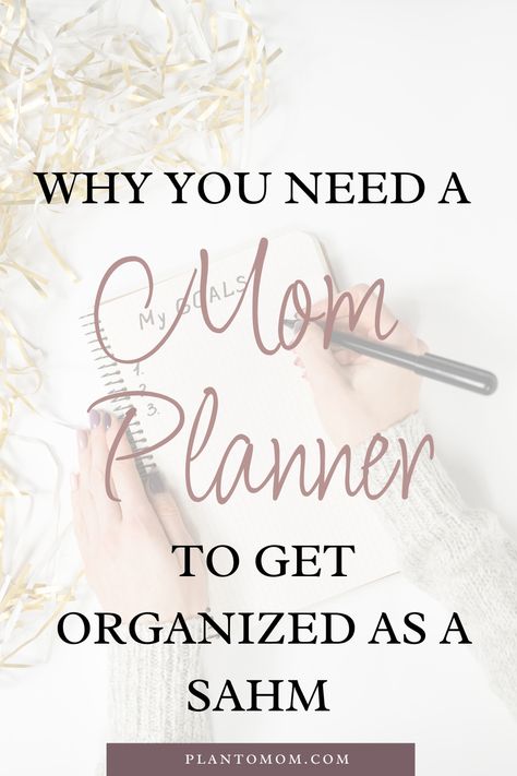 Mom Planner Ideas, Sahm Planner, Stay At Home Mom Planner, Mom Planner Printables Free, New Mom Planner, Mom Binder, Mom Daily Planner, Working Mom Meals, Busy Mom Planner