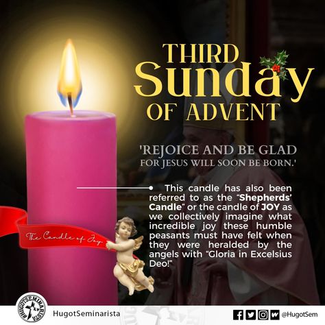 3rd Sunday Of Advent Joy, Third Sunday Of Advent Joy, Advent Messages, 3rd Sunday Of Advent, Advent Family Activities, Mary Craft, December Prayers, Advent Catholic, Advent Sunday