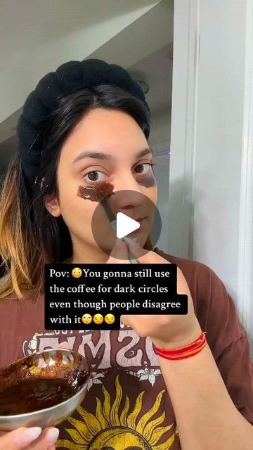 BEAUTY | SKIN CARE | FASHION on Instagram: "Dark circles ?? You are still using coffee eye mask❤️❤️

1️⃣This is the Homemade eye mask i have been using since over a year. Recipe shared at the end of this video.

 I love this Home remedy it helped me to reduce the appearence of dark circles. This has been working well for me, i have been using this from so long. 

✅Facts to know :- 
⭐️There are many reasons why people get dark circles under their eyes. It could be because of their genes, skin pigmentation, lack of sleep, or tiredness etc...

However, one of the main causes is when the skin under the eyes gets darker due to exposure to the sun's harmful rays. That's why it's crucial to apply sunscreen under the eyes every day. This can help prevent the skin from getting darker and developing Coffee Under Eye Mask, Coffee Eye Mask, Dark Circle Remedies, Droopy Eyes, Skin Pigmentation, Under Eye Mask, Homemade Coffee, Overnight Mask, Coffee Powder