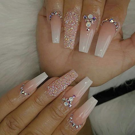 Coffin Nails Designs Summer, Short Coffin Nails Designs, Coffin Nails Ombre, Engagement Nails, Coffin Nails Matte, Short Coffin Nails, Ombre Nail Designs, Coffin Shape Nails, Coffin Nails Long