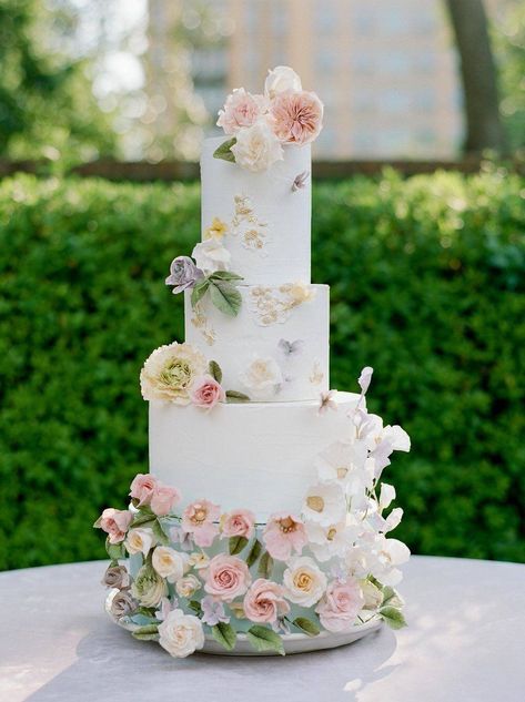 Did you know the biggest impact on your wedding budget is your guest count? We've taken the same budget, venue & vendors and only changed one element: the guest count. Check out this wedding budget breakdown with 100, 175 and 250 guests! Modern Wedding Cake With Flowers, 2 Tier Wedding Cake Flowers, Spring Pastel Wedding Cake, Wildflowers Wedding Cake, Spring Flowers Wedding Cake, Wedding Cake Designs One Tier, Garden Themed Wedding Cake, Bright Floral Wedding Cake, Wedding Cake Floral Decor