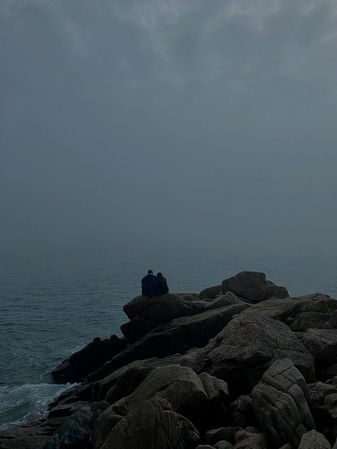 Foggy Lighthouse, Bar Harbor Aesthetic, Storybrooke Maine, Living In A Lighthouse Aesthetic, Stormy Lighthouse, Fishing Town Aesthetic, Maine Gothic, Lighthouse Aesthetic Dark, Bar Harbor Maine Aesthetic